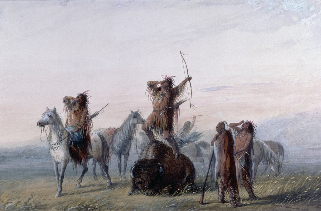 Yell of Triumph ، 1837 بواسطة ألفريد جاكوب ميلر