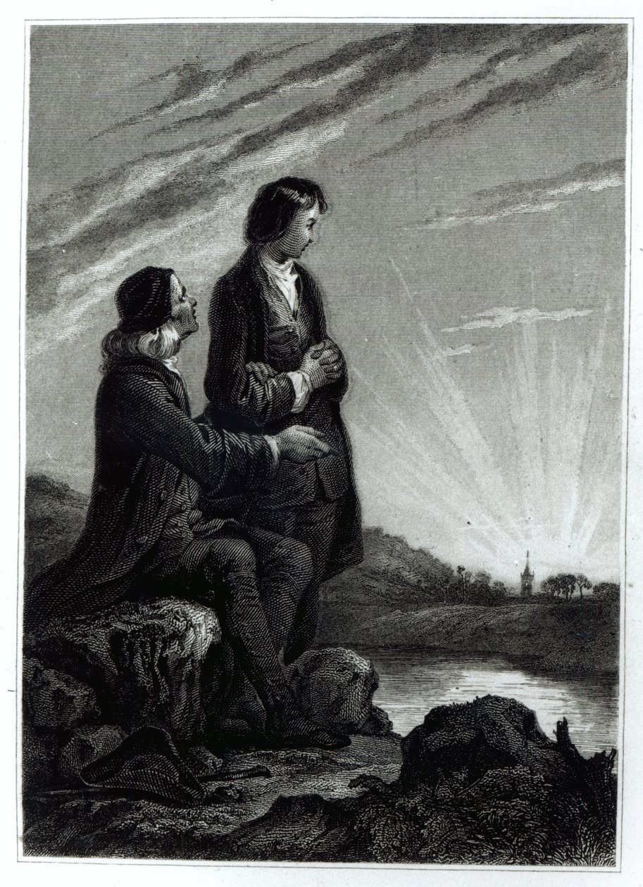 رسم توضيحي لـ "إميل" لجان جاك روسو (1712-1778) بواسطة ألفريد جوهانو