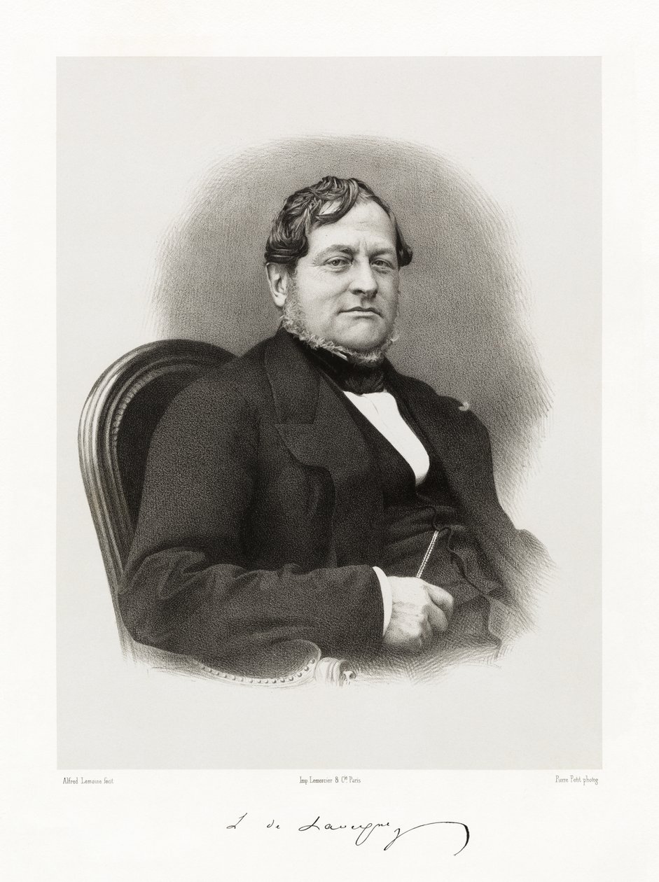 Léonce Guilhaud de Lavergne ، 1865-66 بواسطة ألفريد ليموين