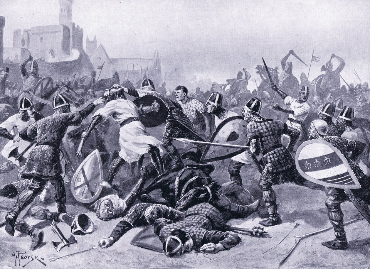 أخذ ستيفن سجينًا في معركة لينكولن AD1141 ، 1920 بواسطة ألفريد بيرس