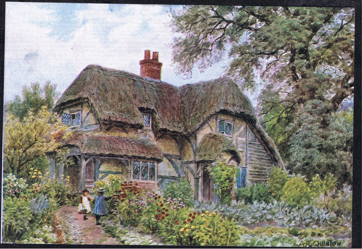 Cowdrays Cottage ، Midhurst ، Sussex ، من The Cottages and the Village Life of Rural England نشرته Dent & Sons Limited ، 1912 بواسطة ألفريد روبرت كوينتون