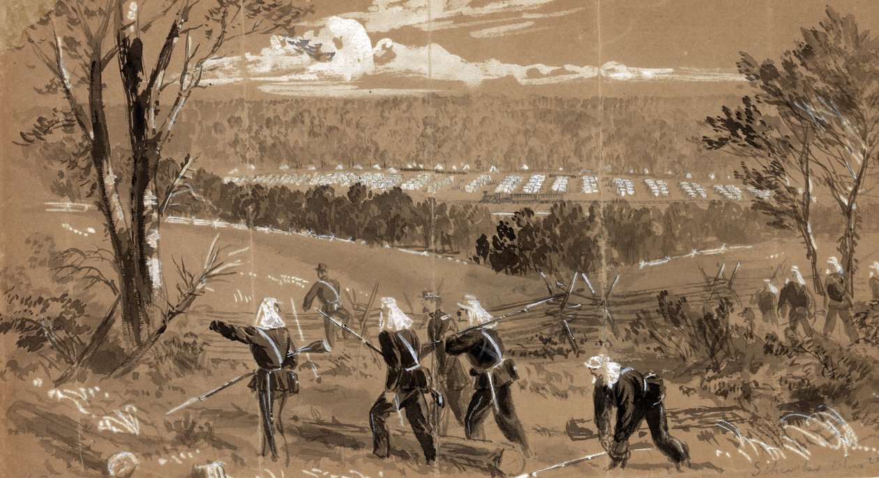 أفواج شينكس أوهايو ، 1861 بواسطة ألفريد رودولف واود