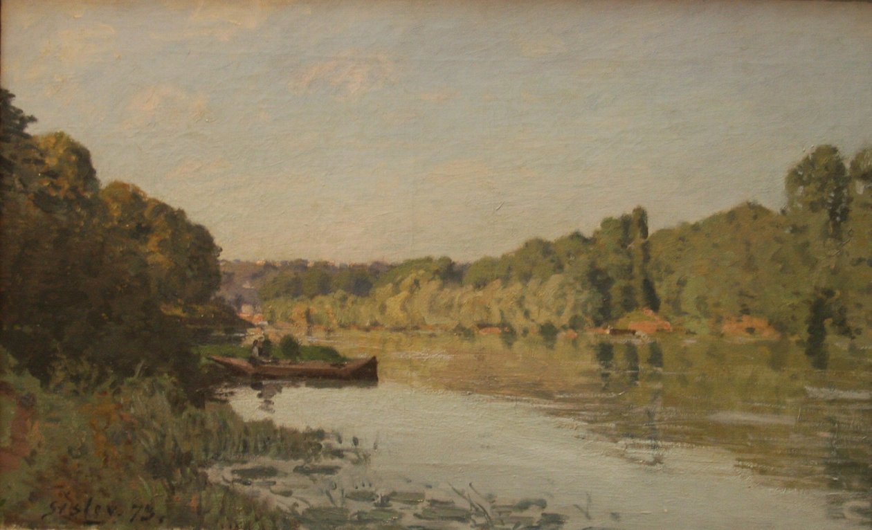 المناظر الطبيعية من Bougival بواسطة الفريد سيسلي