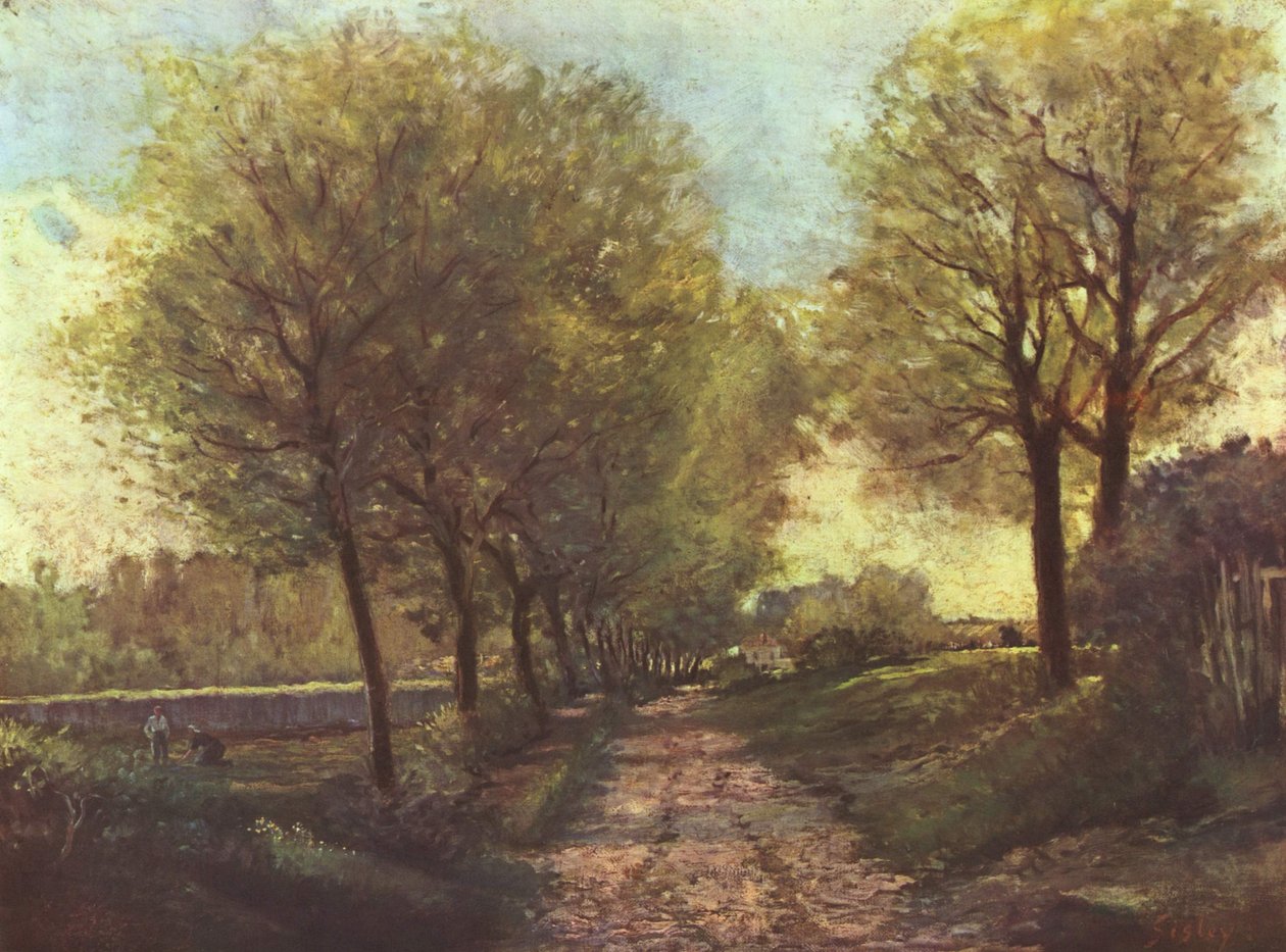 رسم المناظر الطبيعية بواسطة الفريد سيسلي