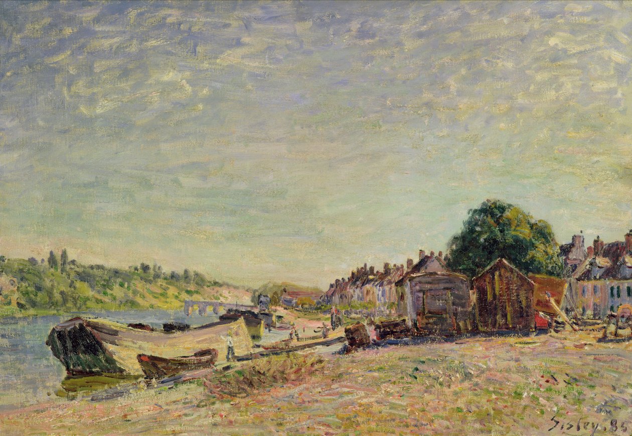 The Liong Woods at Saint-Mammes ، 1885 بواسطة الفريد سيسلي