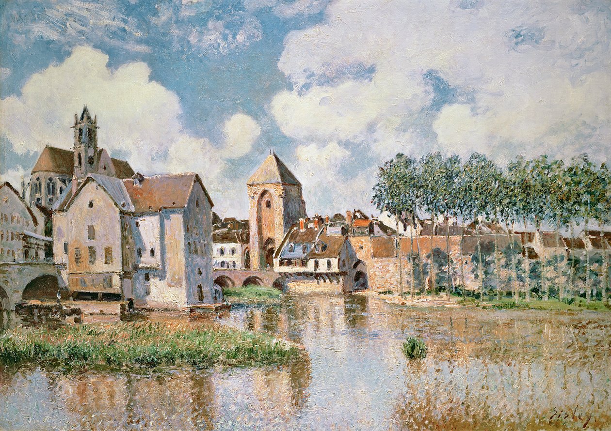 Moret-sur-Loing ، ال Porte de Bourgogne ، 1891 بواسطة الفريد سيسلي