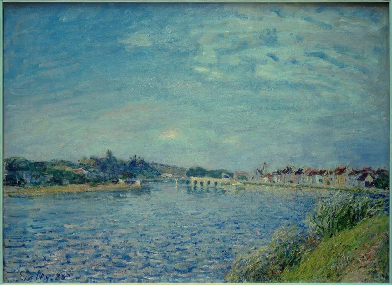 Saint-Mammès on the Loing بواسطة الفريد سيسلي
