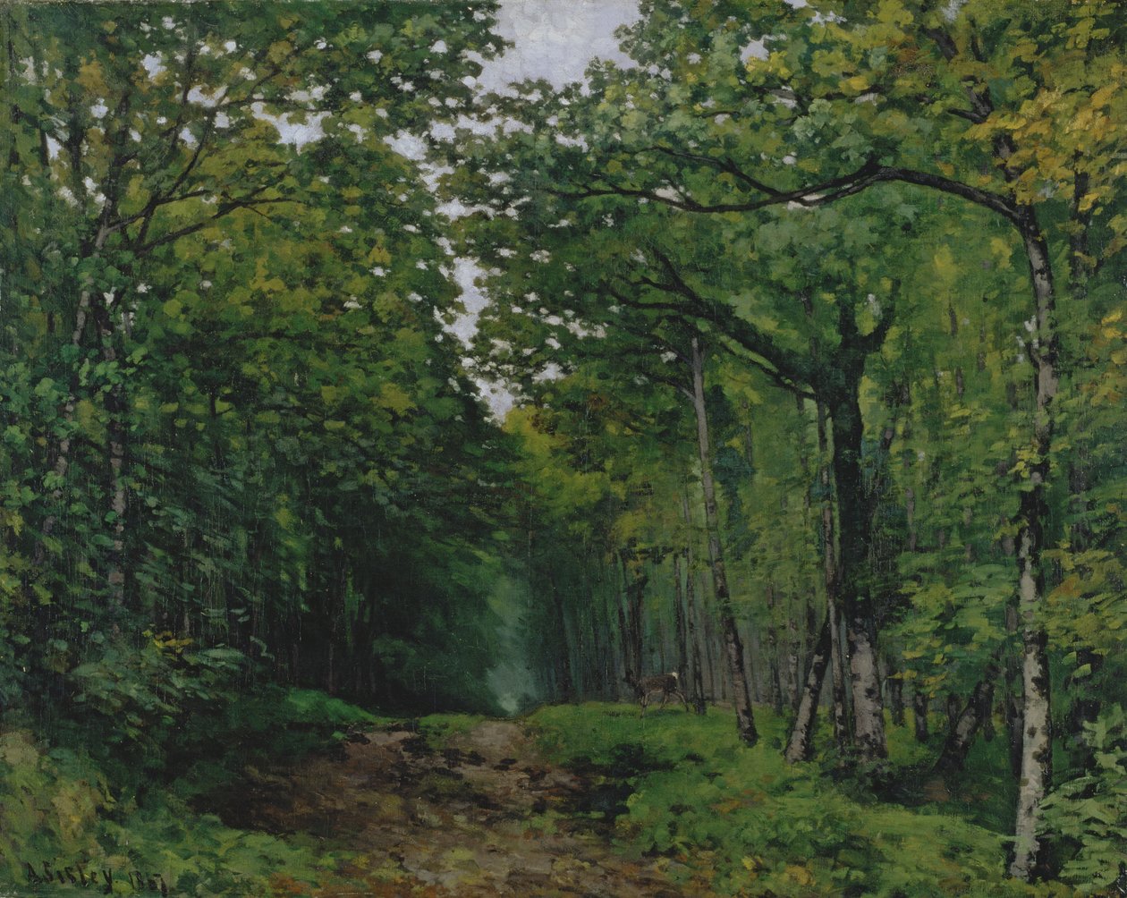 شارع أشجار الكستناء في La Celle-Saint-Cloud ، 1867 بواسطة الفريد سيسلي
