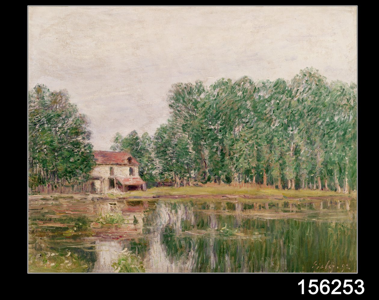 ضفاف القناة في Moret-sur-Loing ، 1892 بواسطة الفريد سيسلي
