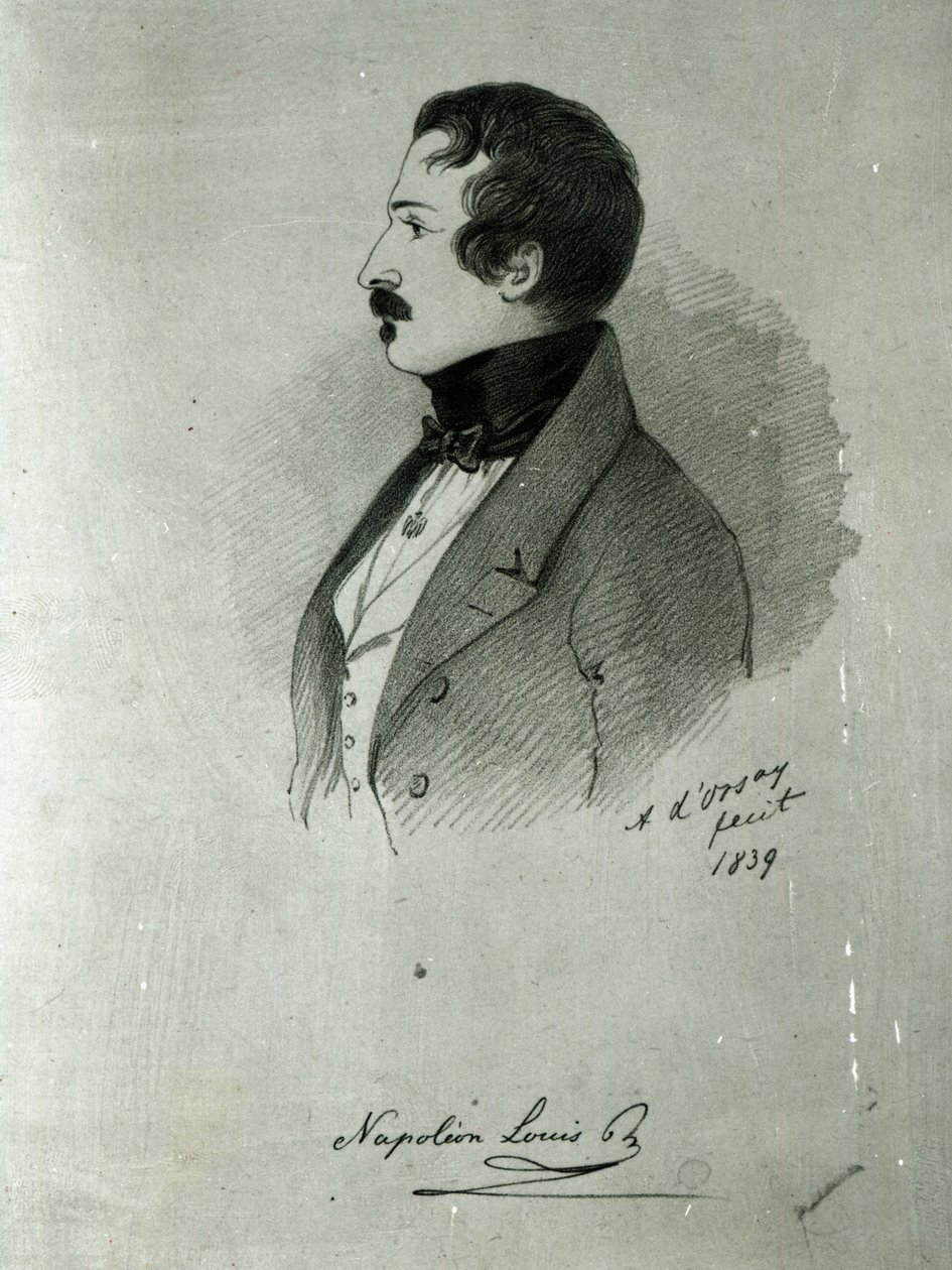 صورة لنابليون الثالث (1808-1873) كشاب ، 1839 بواسطة 
