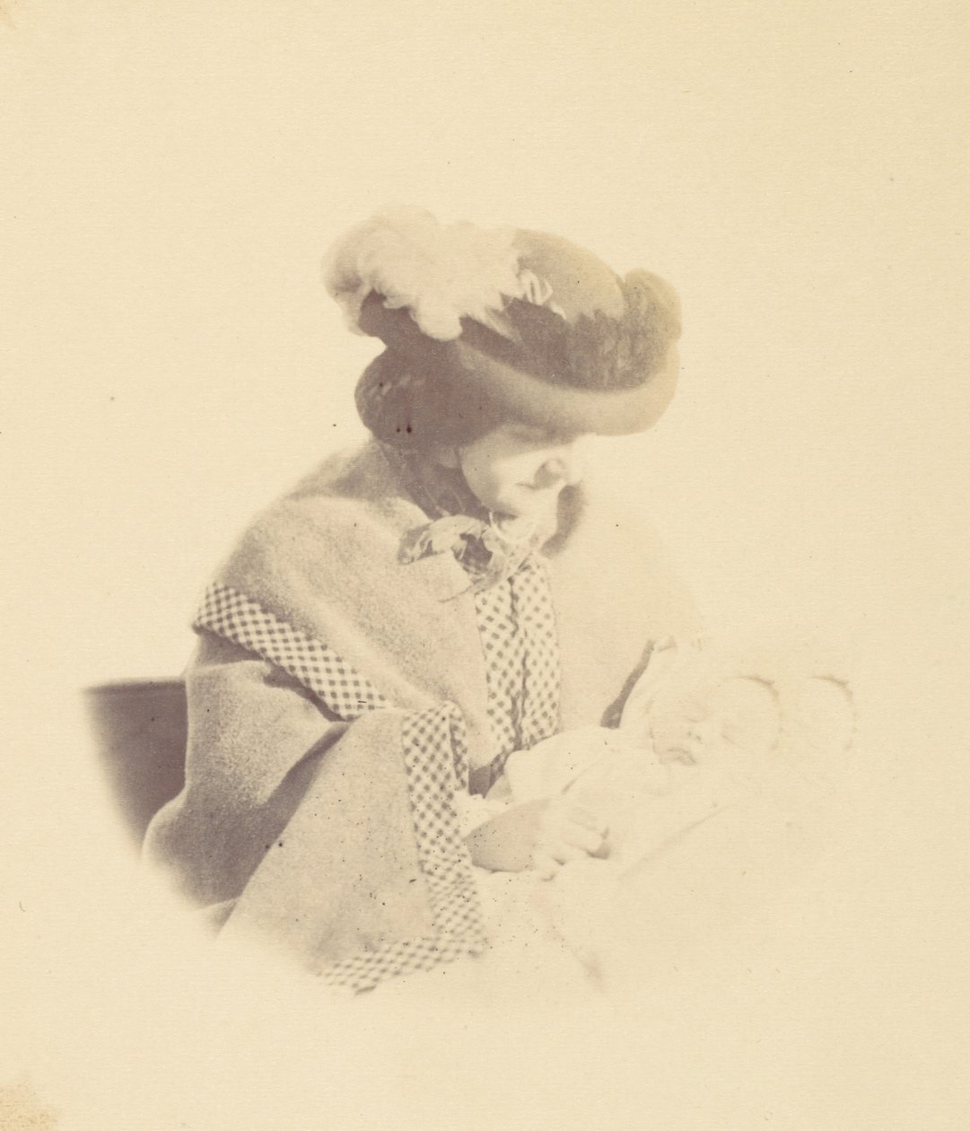 [صورة منقوشة ، امرأة تحمل طفلاً] ، 1850 - 60. بواسطة ألفريد كابيل كيور