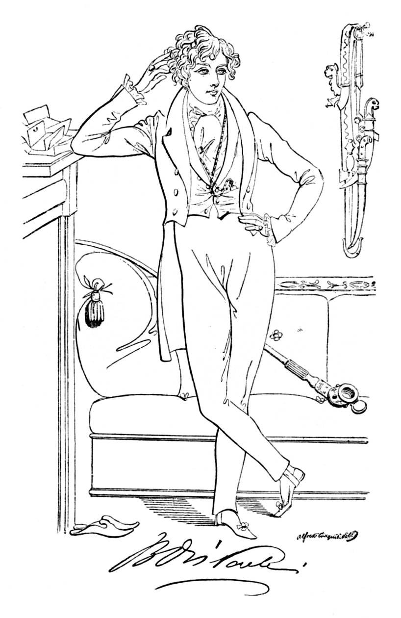 بنيامين دزرائيلي ، c1835 ، 1904 بواسطة ألفريد كروكويل