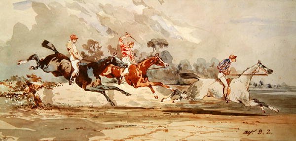 سباق الخيل (مرحاض على ورق) بواسطة ألفريد ديدرو