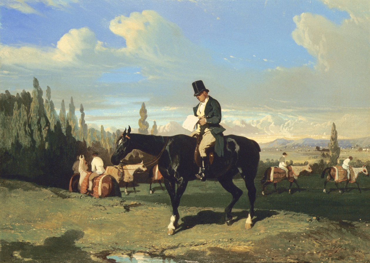 The Trainer (oil on canvas) بواسطة ألفريد ديدرو