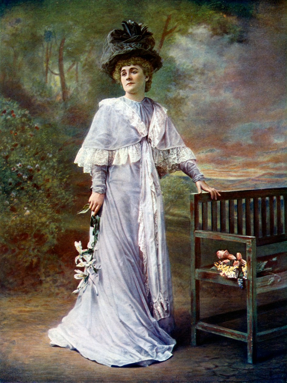 كيت رورك 1866-1945 ، الممثلة الإنجليزية ، 1899-1900. بواسطة ألفريد إليس