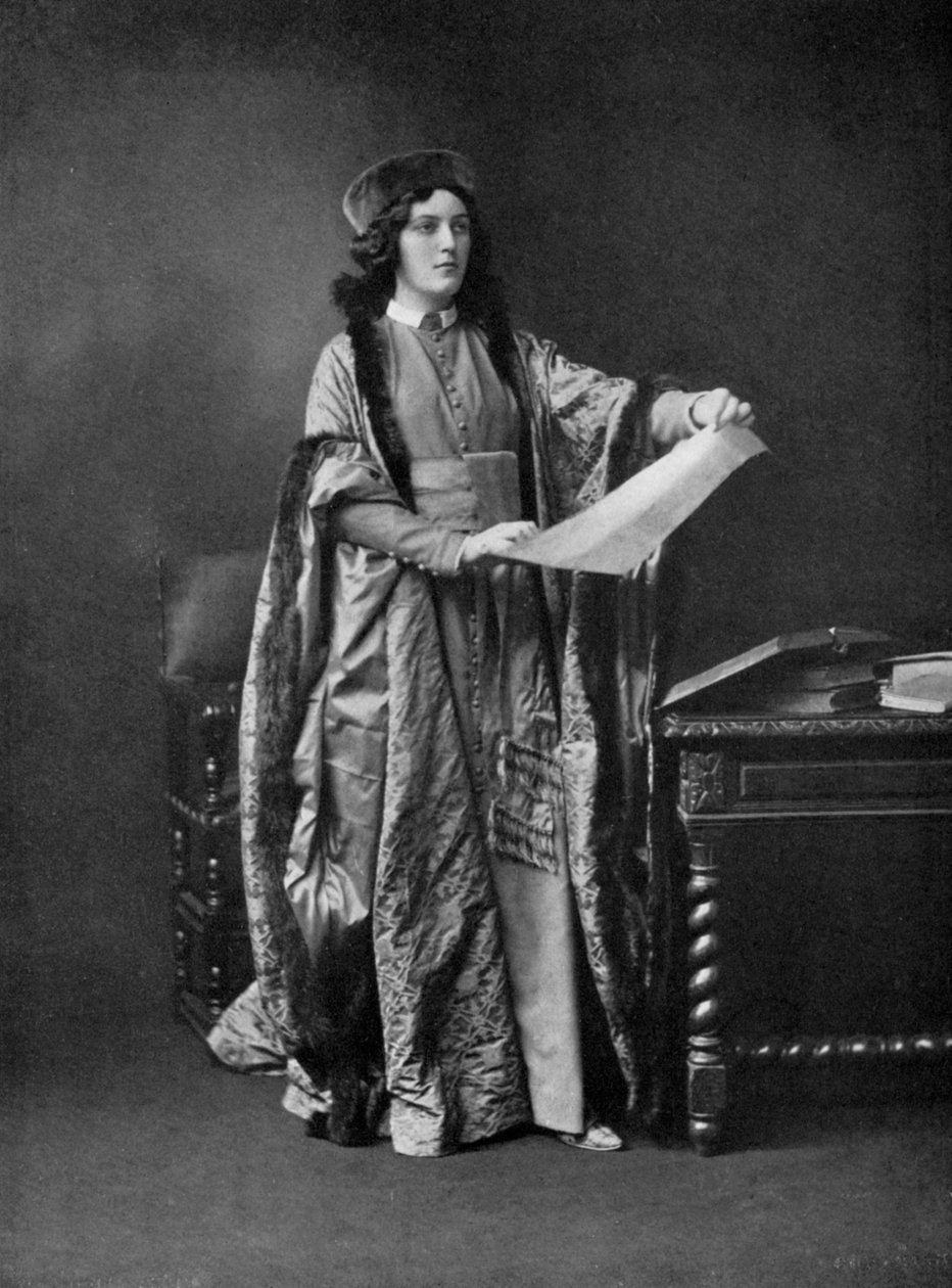 ايمي براندون توماس 1890-1974 ، الممثلة الإنجليزية ، 1911-1912. بواسطة ألفريد إليس وواليري