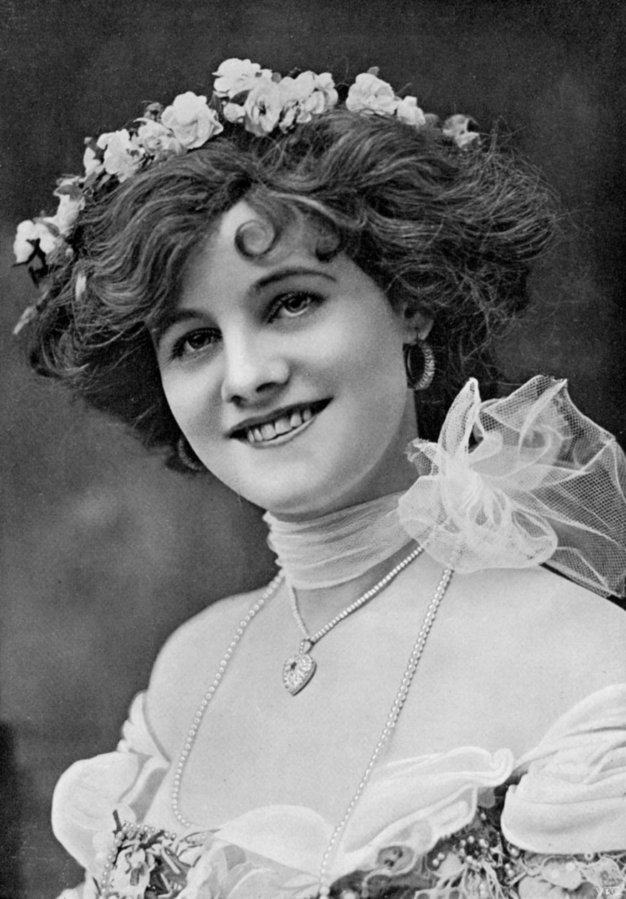 ملكة جمال جيرتي ميلار 1879-1952 ، ممثلة ، 1902-1903. بواسطة ألفريد إليس وواليري