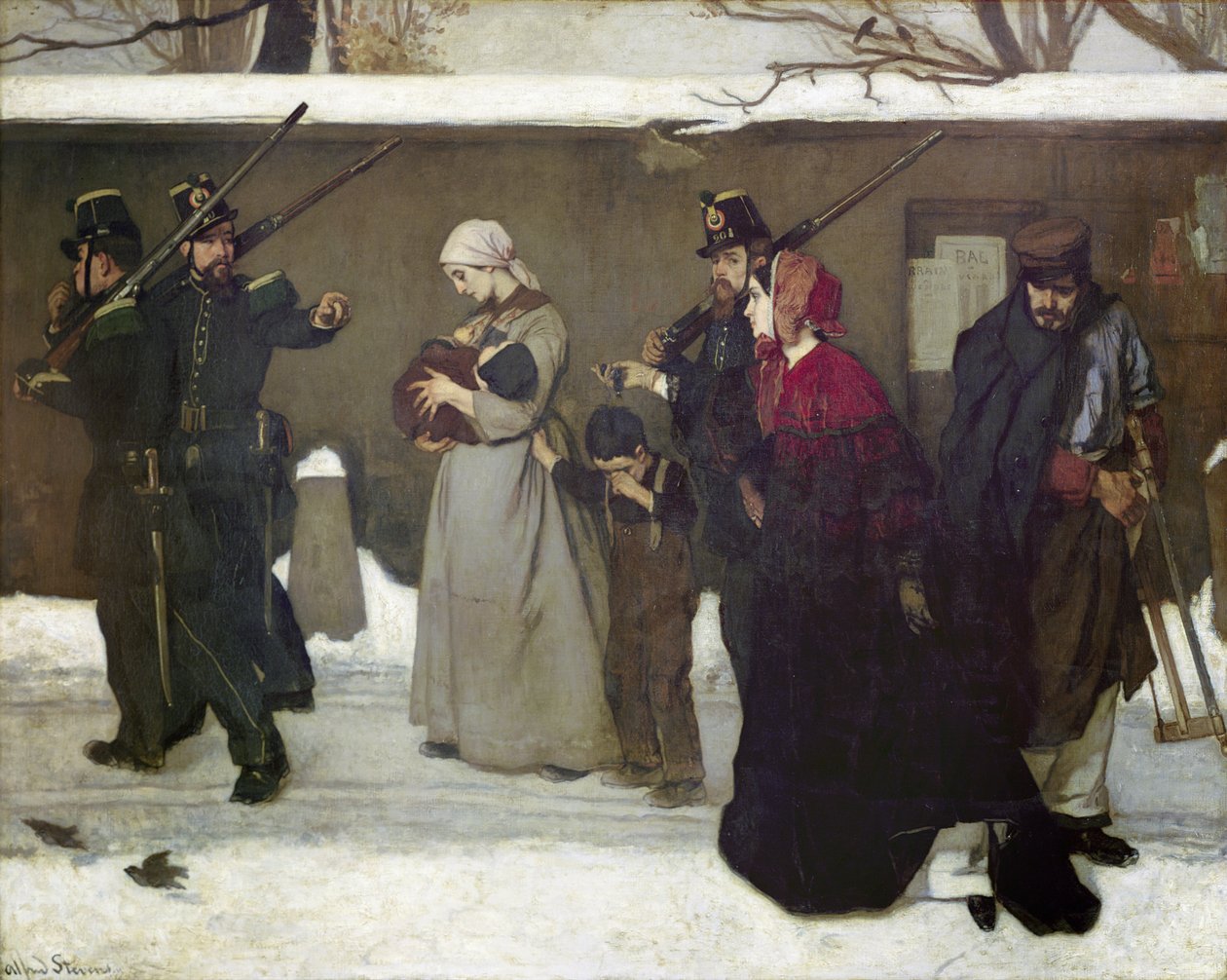 ما يسمى التشرد أو ، The Hunters of Vincennes ، 1854 بواسطة ألفريد إميل ستيفنز