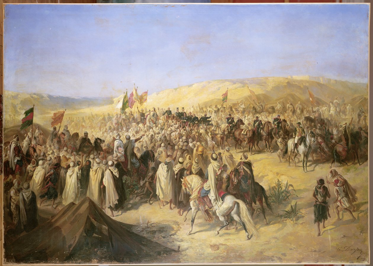 نابليون الثالث (1808-1873) في الجزائر ، 21 مايو 1865 بواسطة ألفريد هنري دارجو
