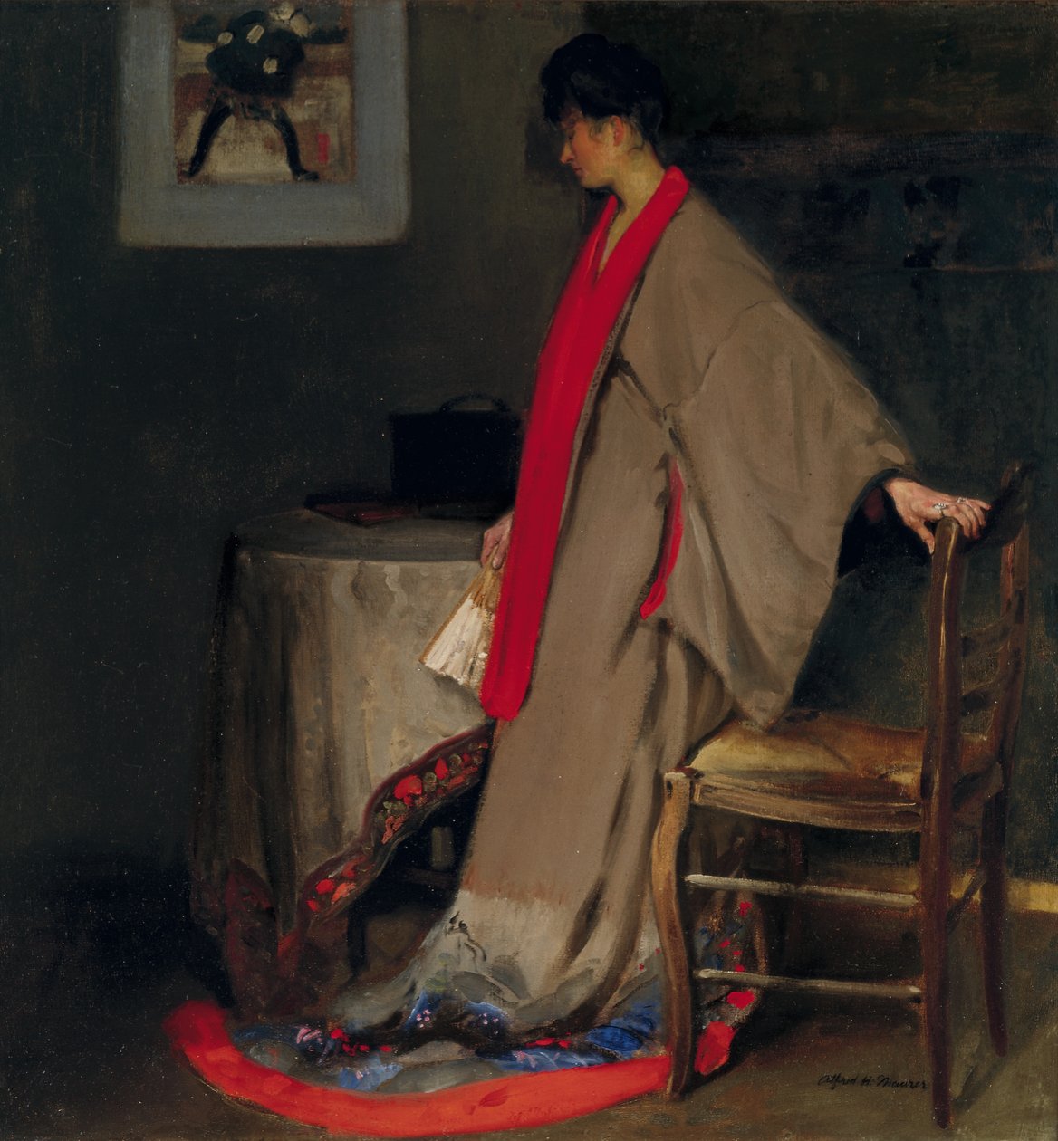 شابة في كيمونو ، ج .1901 بواسطة ألفريد هنري ميسون