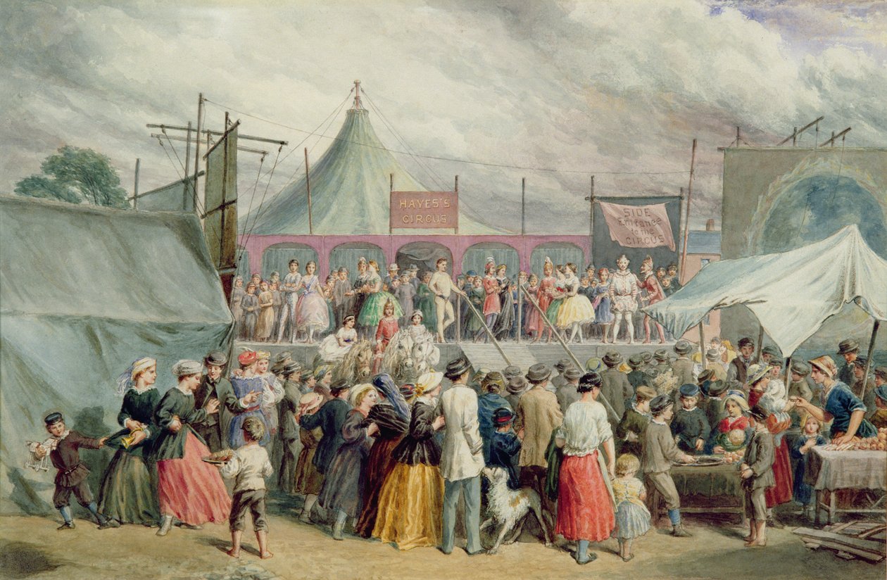 زيارة للسيرك ، ج 1858 بواسطة ألفريد هانت