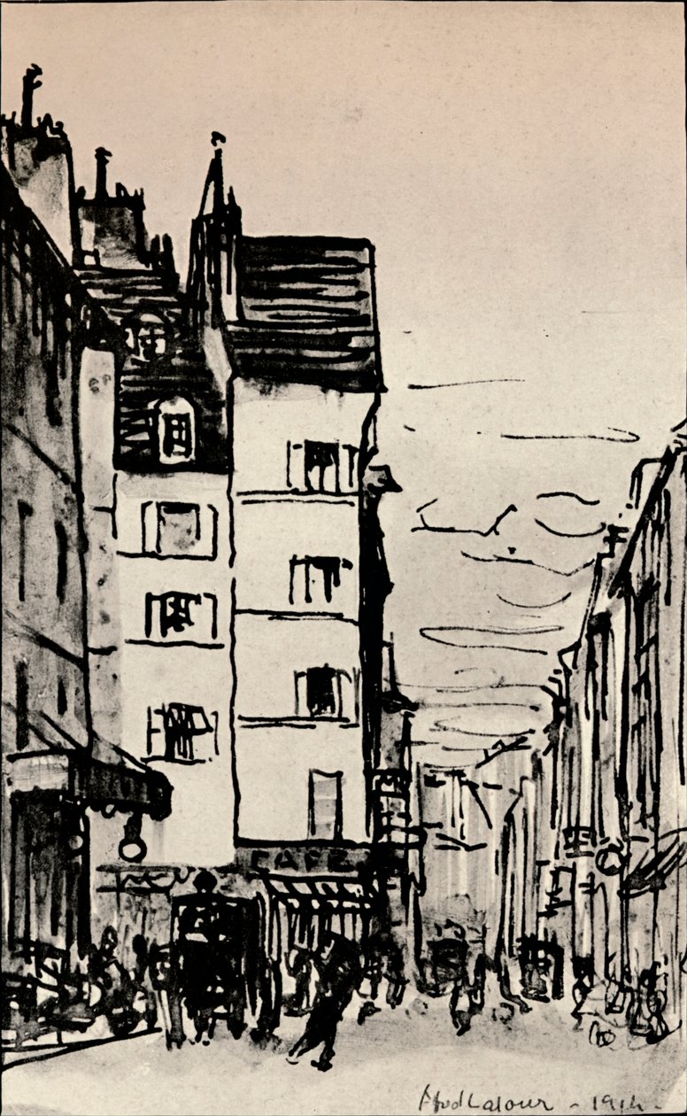 "شارع السين" ، 1915 بواسطة ألفريد لاتور