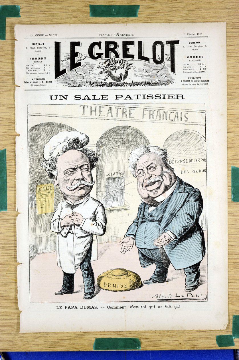 غلاف "" Le Grelot "" ، رقم 721 ، Satirique en Couleurs بواسطة ألفريد لو بيتيت