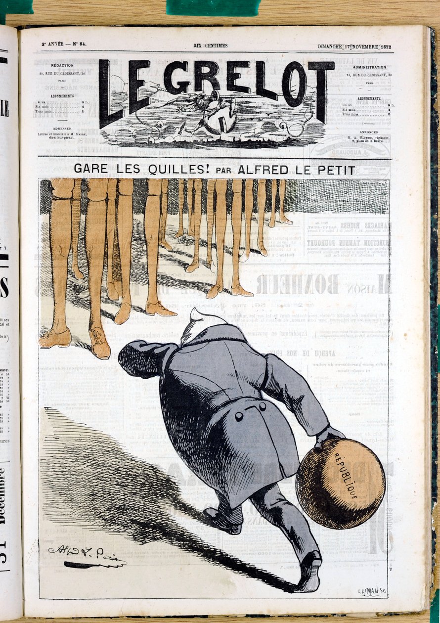 Cover of “” Le Grelot””, number 84, Satirique en Couleurs بواسطة ألفريد لو بيتيت