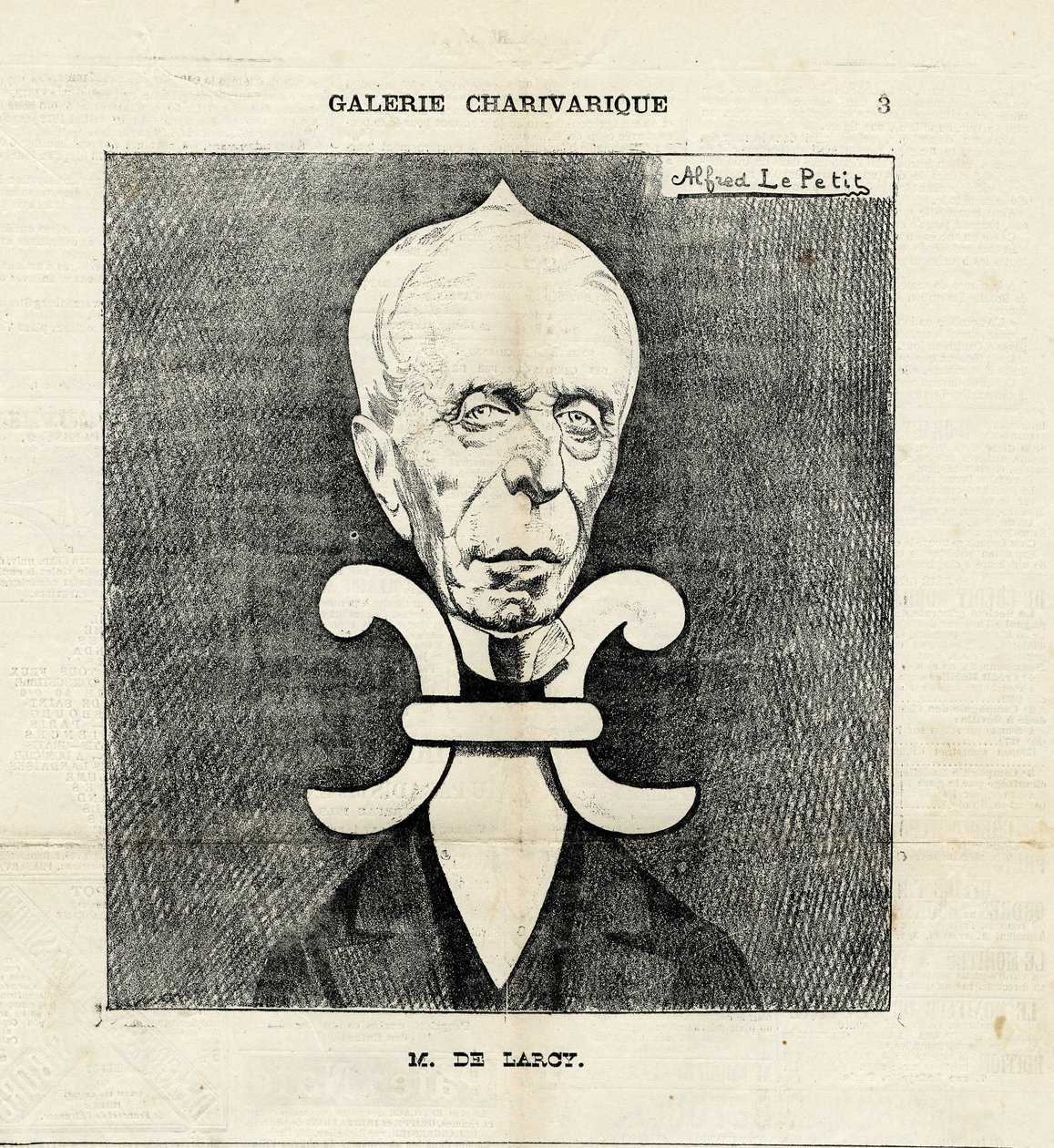رسم توضيحي لألفريد لو بيت (1841-1909) في لو شاريفاري بواسطة ألفريد لو بيتيت