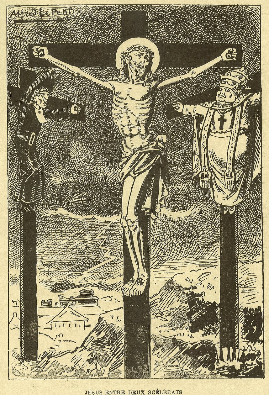 رسم توضيحي لألفريد لو بيت (1841-1909) في جروس جان وعلاجه بواسطة ألفريد لو بيتيت