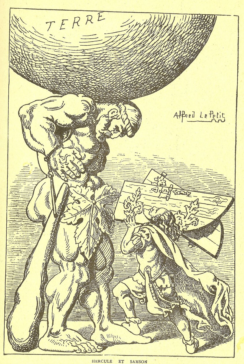 رسم توضيحي لألفريد لو بيت (1841-1909) في جروس جان وأبرشيته بواسطة ألفريد لو بيتيت