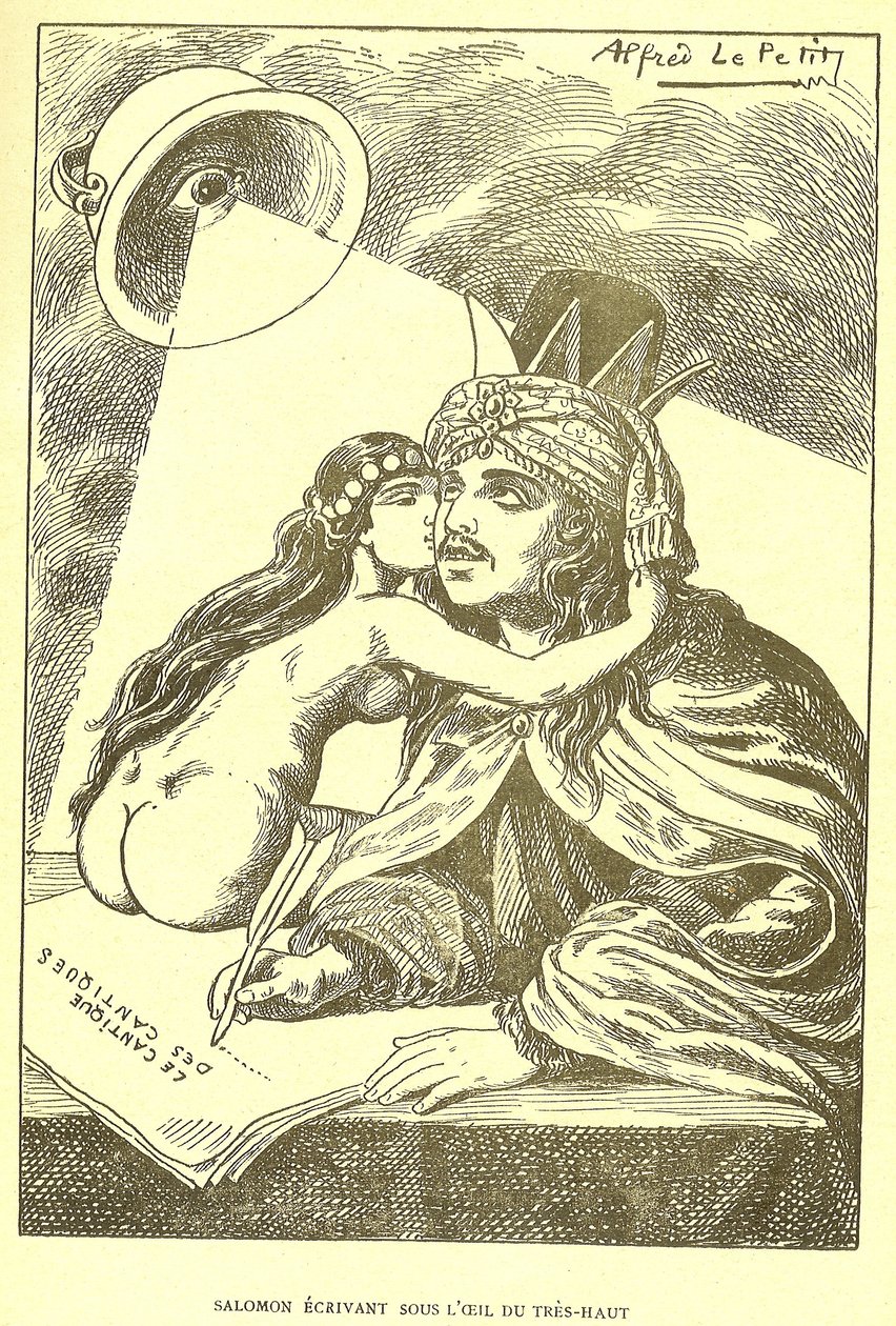 رسم توضيحي لألفريد لو بيت (1841-1909) في جروس جان وأبرشيته بواسطة ألفريد لو بيتيت