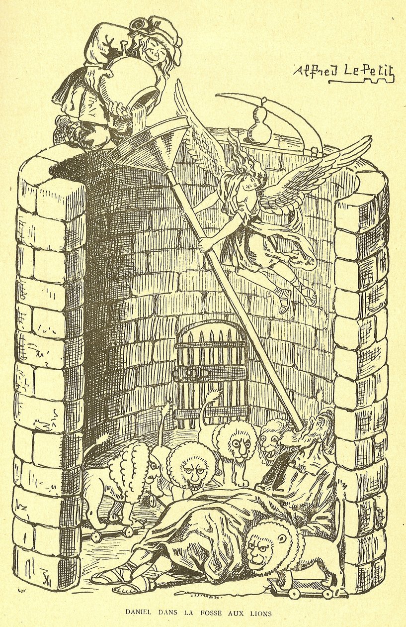Illustration of Alfred Le Petité (1841-1909) in Gros-Jean and his parish بواسطة ألفريد لو بيتيت