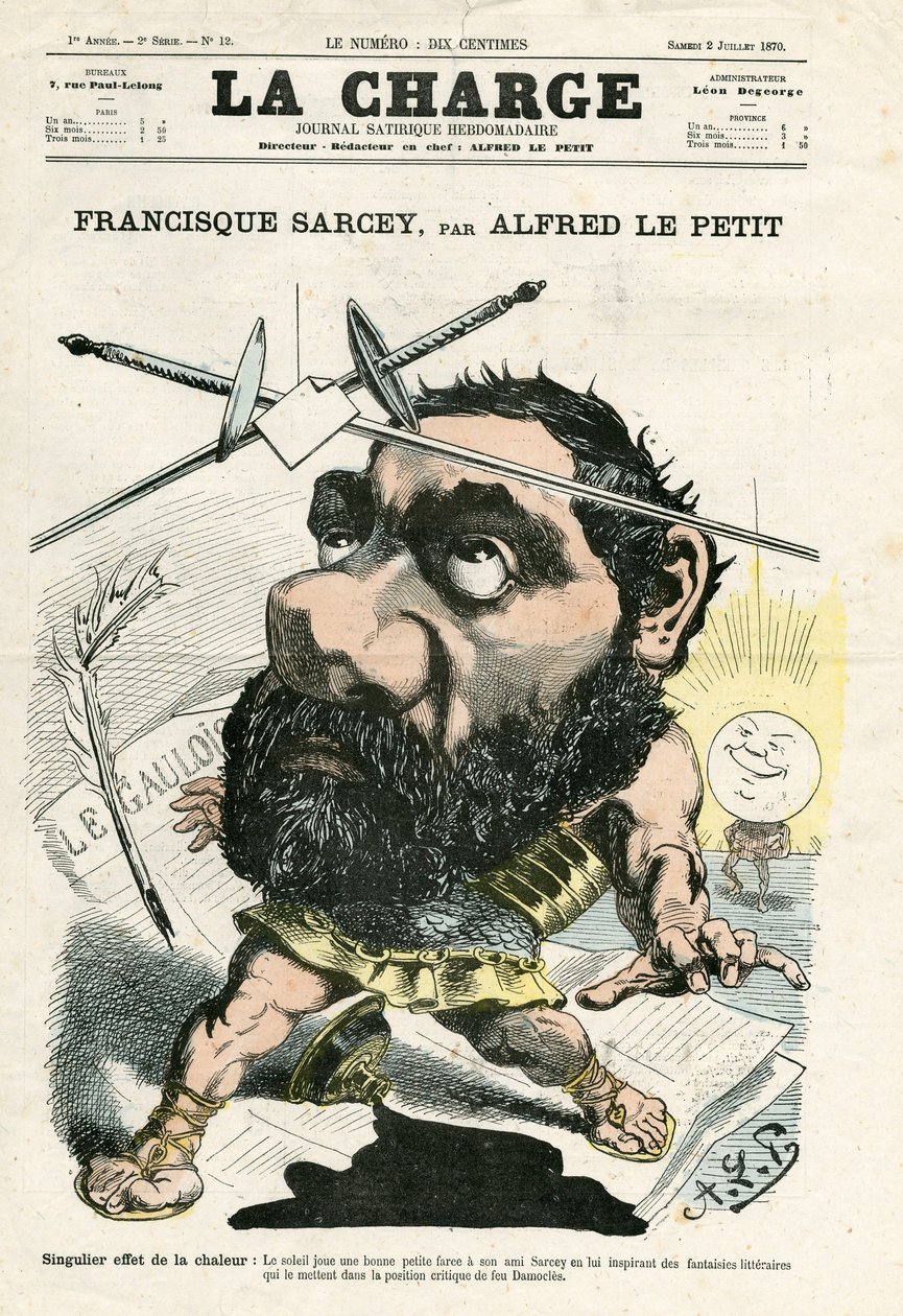 La Charge (1870), number 12, Satirique en Couleurs بواسطة ألفريد لو بيتيت