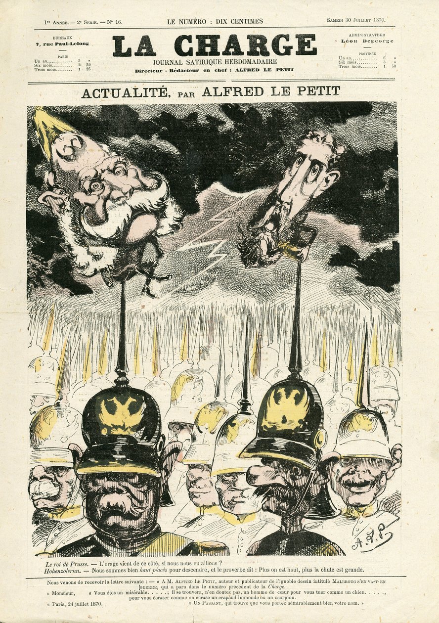 La Charge (1870) ، رقم 16 بواسطة ألفريد لو بيتيت