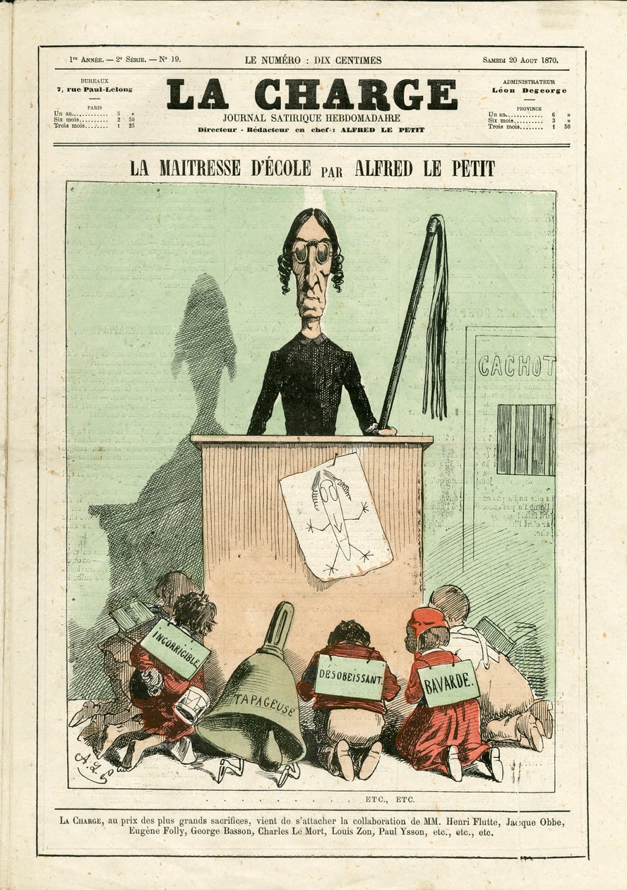 La Charge (1870), number 19, Satirique en Couleurs بواسطة ألفريد لو بيتيت