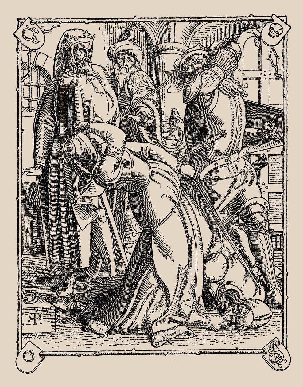 يموت Nibelungen. كيف قُتل غونتر وهاغن وكريمهيلد ، 1840-1841. بواسطة ألفريد ريتيل