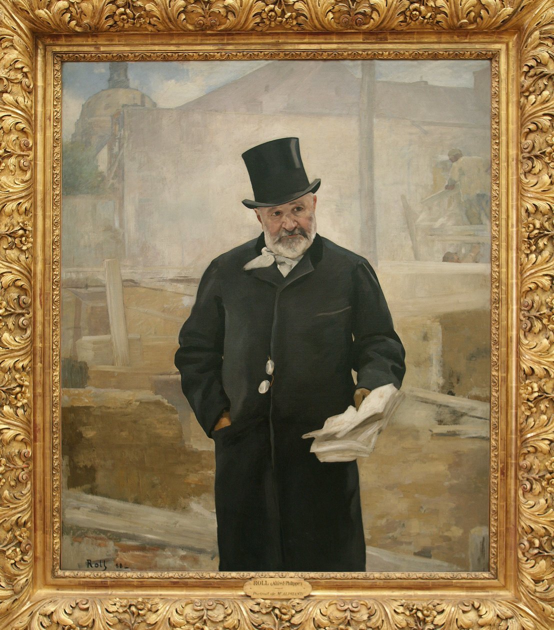 صورة لأدولف ألفاند (1817-1891) ، 1888 (زيت على قماش) بواسطة ألفريد رول