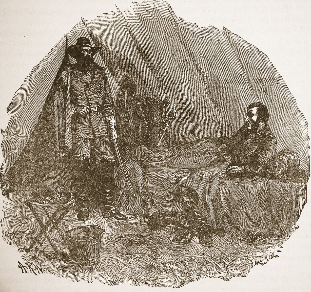 from a book pub. 1896 (engraving) بواسطة ألفريد رودولف (بعد) وعد