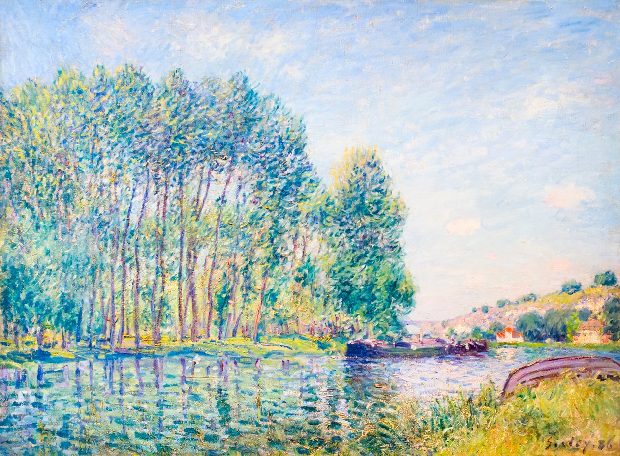 منعطف في Loing at Moret بواسطة الفريد سيسلي
