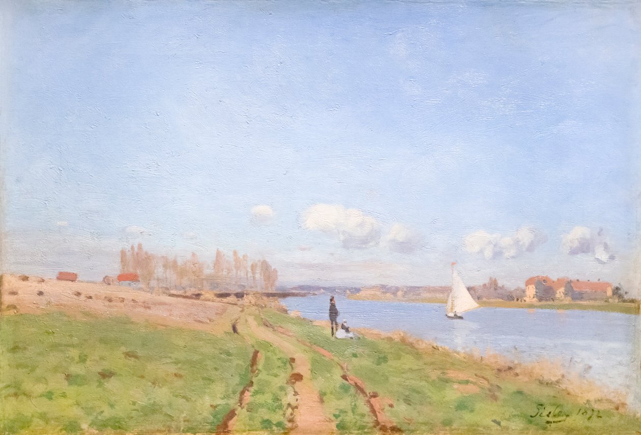 ضفاف نهر السين في Argenteuil بواسطة الفريد سيسلي