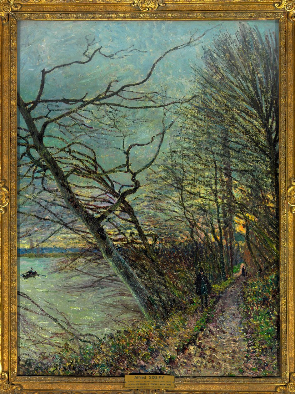Le bois des Roches ، veneux - Nadon (veneux-les-Sablons) ، Seine et marne لوحة لألفريد سيسلي (1839-1899) 1880 قاتمة 0.73 × 0.55 م متحف اللوفر في باريس إشارة إلزامية: التبرع هيلين إي فيكتور ليون بواسطة الفريد سيسلي