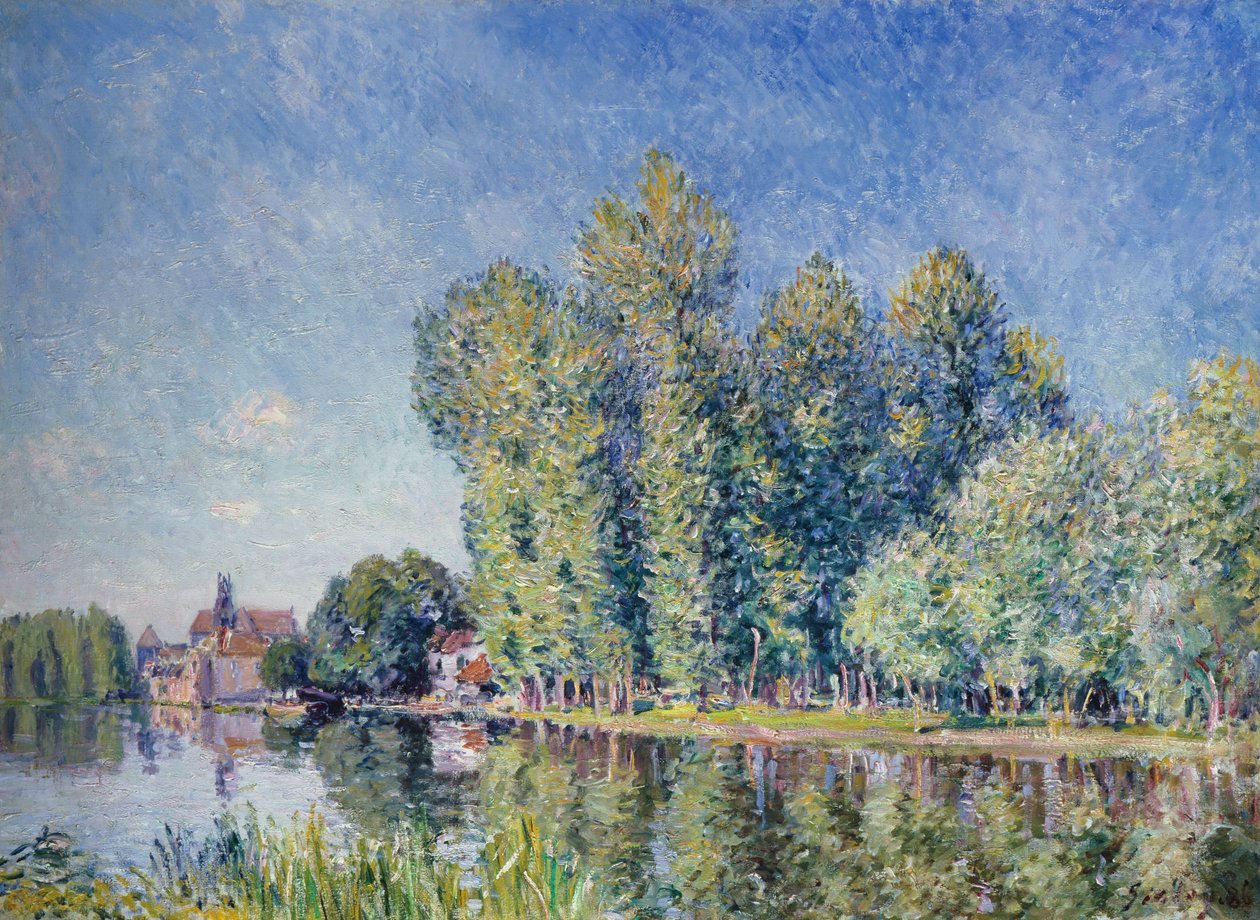 Loing at Moret بواسطة الفريد سيسلي