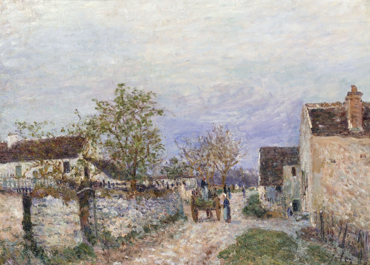 Rue a Veneux ، 1883 بواسطة الفريد سيسلي