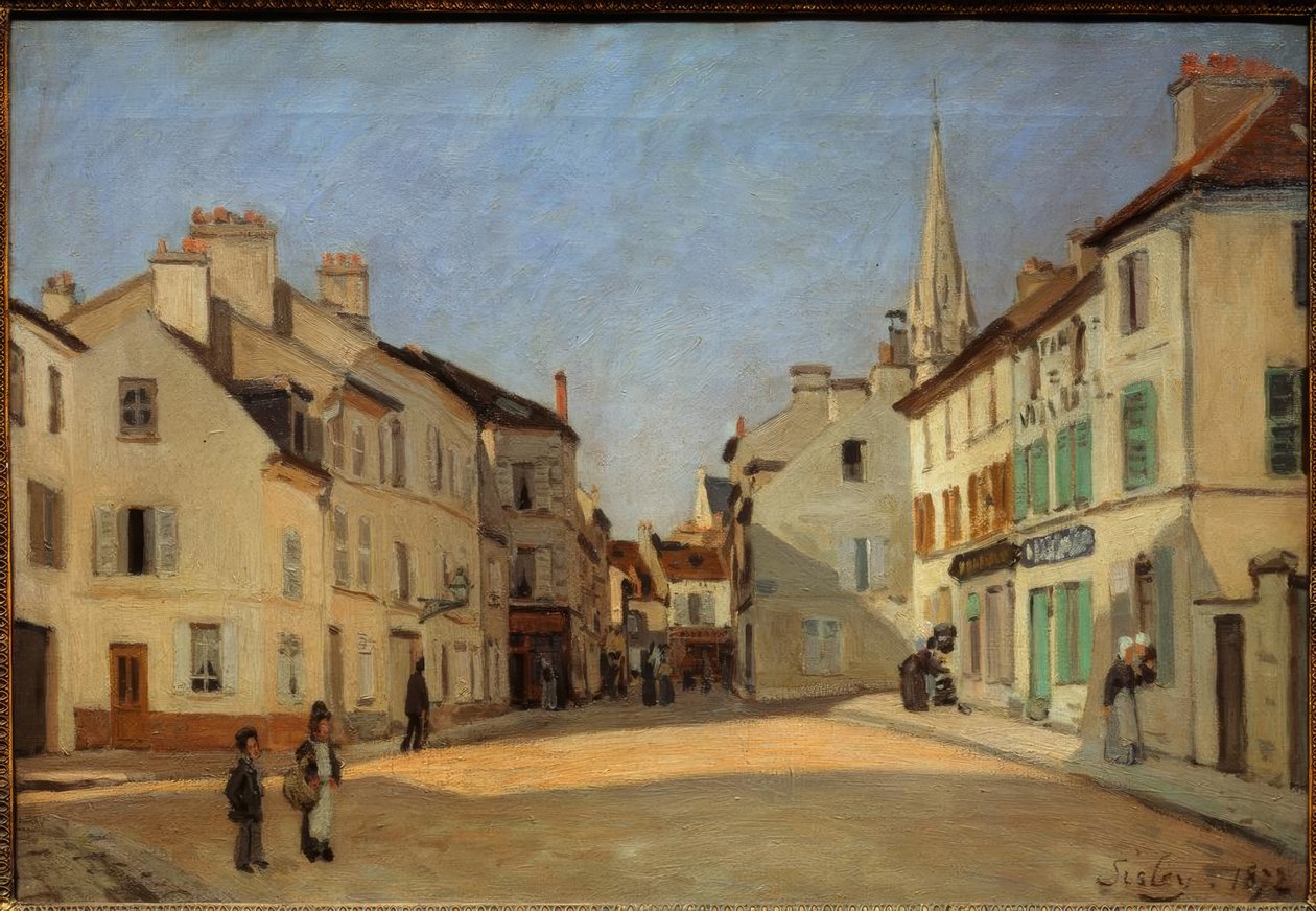 Rue de la Chaussée in Argenteuil ، والمعروفة باسم Place à Argenteuil بواسطة الفريد سيسلي