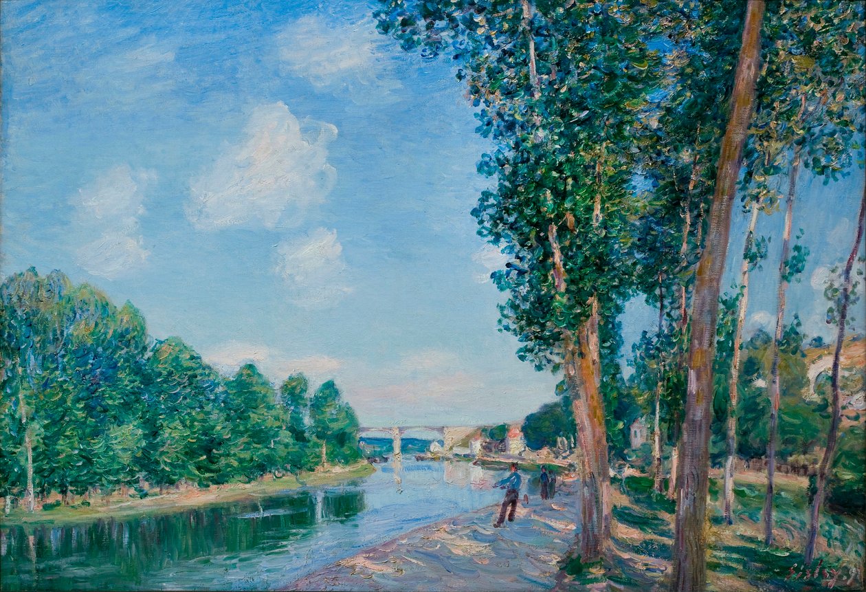 سانت ماميس ، سولاي دي جون - رسم لألفريد سيسلي (1839-1899) بواسطة الفريد سيسلي