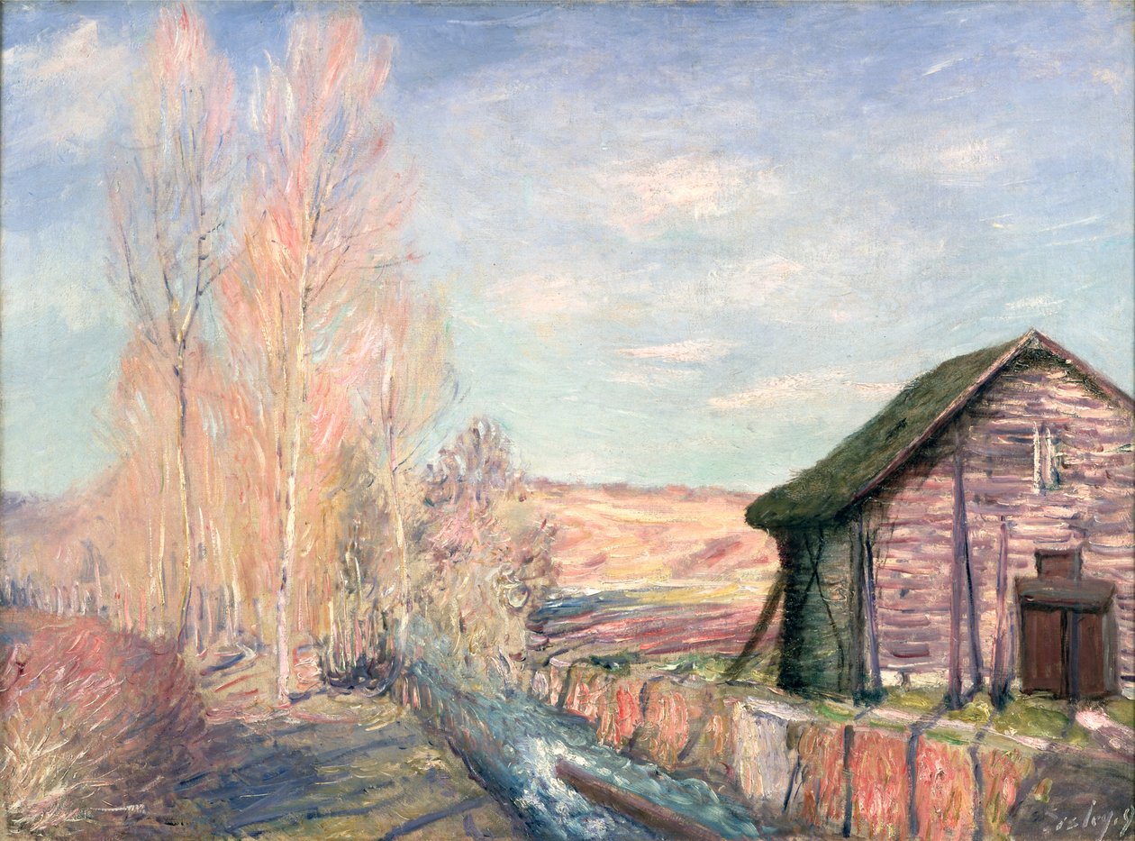 ربيع في الريف، ضواحي موريت بواسطة الفريد سيسلي