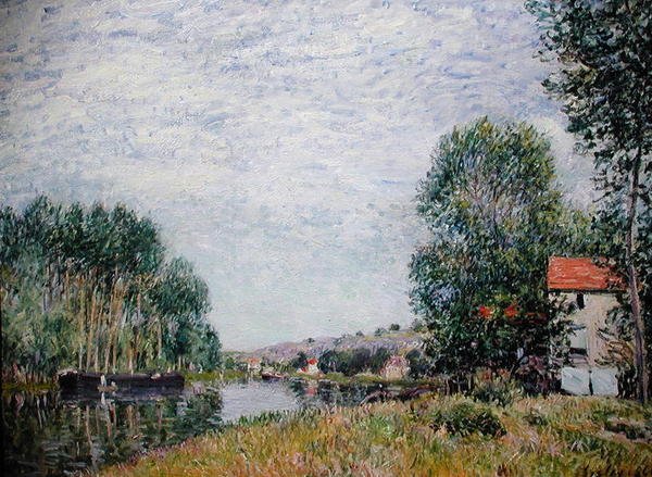 بنوك Loing في Moret بواسطة الفريد سيسلي