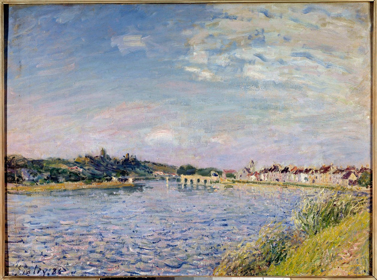 منظر لماميس على لوحة Loing بواسطة ألفريد سيسلي (1839-1899) 1886 صن. 0،54x0،73 م ديجون ، متحف الفنون الجميلة بواسطة الفريد سيسلي