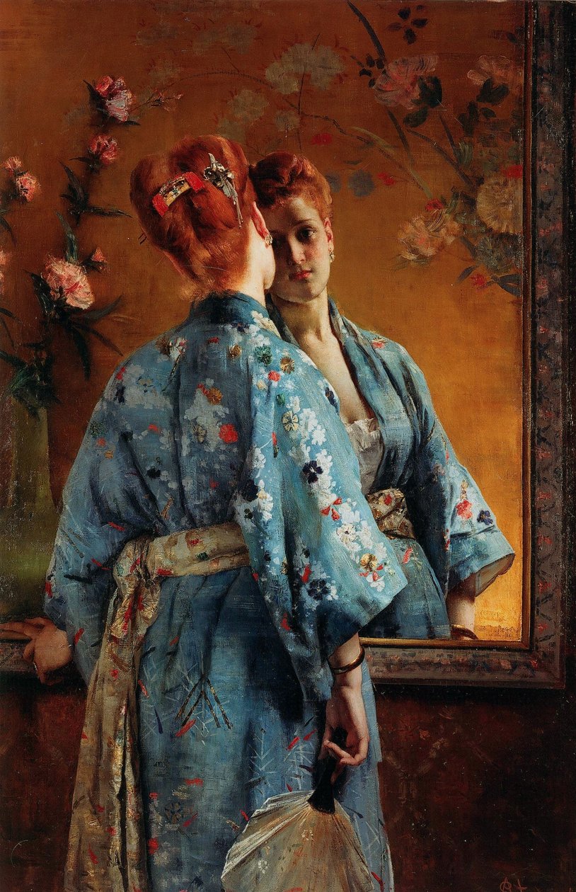 الباريسية اليابانية ، حوالي 1871-1874. بواسطة ألفريد إميل ستيفنز